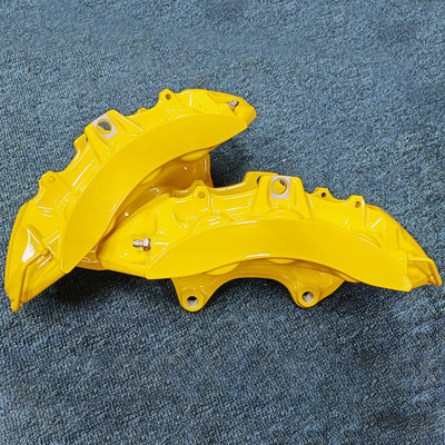 Front Sports Racing Car คาลิปเปอร์เบรค V6 6 Pot Center Cap สี