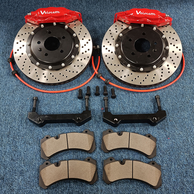 สีแดง F40 4 หม้อคาลิปเปอร์เบรค Fit สำหรับ Toyota Honda BMW VW