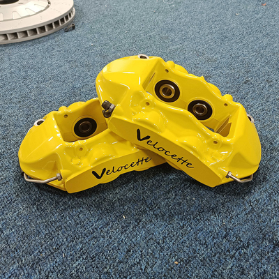 ความแม่นยำสูง Honda Brake Caliper สีเหลือง GT4 4 Piston Forged