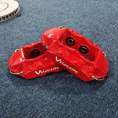อลูมิเนียมอัลลอยด์ 4 Pot Car Brake Calipers 345mm 355mm 370mm