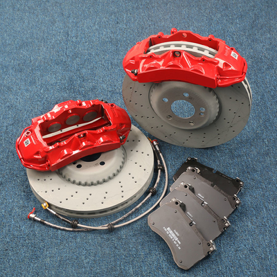 355x28 มม. โรเตอร์ Mercedes เบรค Caliper 6 ลูกสูบสำหรับ Benz E63 AMG E200 E260 W207 W211 W212