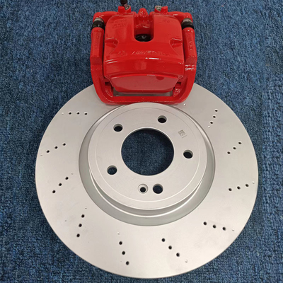 หลังหนึ่งลูกสูบ Mercedes เบรคคาลิปเปอร์พร้อม Rator เบรค 330x28mm