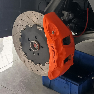 6 Big Pot 19 นิ้วขอบ Monoblock คาลิปเปอร์เบรค Fit สำหรับ Toyota Avalon Modified