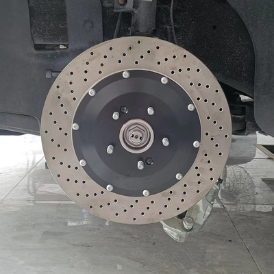 Monoblock Kia K5 คาลิปเปอร์เบรก 6 ลูกสูบ สีเขียว