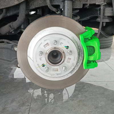 Monoblock Kia K5 คาลิปเปอร์เบรก 6 ลูกสูบ สีเขียว