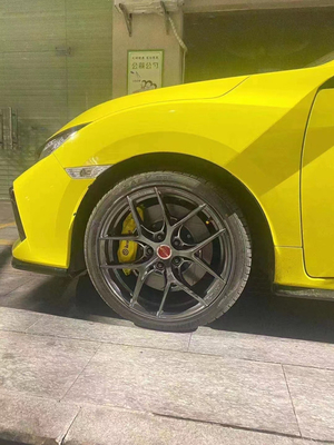 คาลิปเปอร์เบรคสีเหลือง OEM ODM เหมาะสำหรับล้อ Toyota Camry R18 นิ้ว