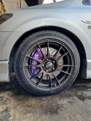 คาร์ลิปเปอร์เบรค Toyota Previa 4 Piston ทาสีม่วง