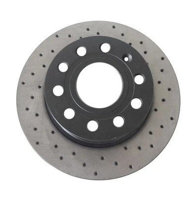 OE 95535140251 ทิตาเนียมเหล็กสับสนธิ วงจรเบรครถยนต์ ขนาด 350 * 34MM Semi Metal Dustless