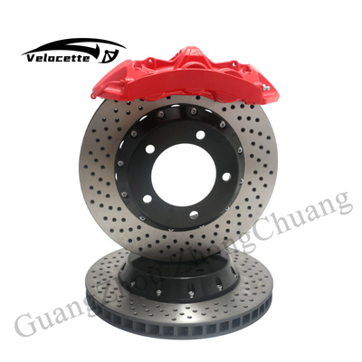 ปรับปรุงความสามารถสูง 6-Pot Bake Caliper Big Brake Kit GT6 สําหรับล้อ 18-21 นิ้ว 350-405 มิลลิเมตร