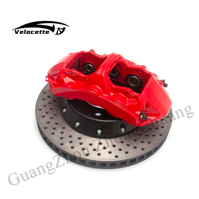 ปรับปรุงความสามารถสูง 6-Pot Bake Caliper Big Brake Kit GT6 สําหรับล้อ 18-21 นิ้ว 350-405 มิลลิเมตร