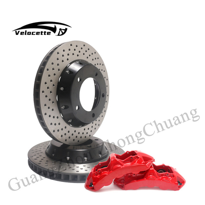 ปรับปรุงความสามารถสูง 6-Pot Bake Caliper Big Brake Kit GT6 สําหรับล้อ 18-21 นิ้ว 350-405 มิลลิเมตร