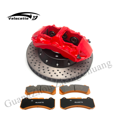 ปรับปรุงความสามารถสูง 6-Pot Bake Caliper Big Brake Kit GT6 สําหรับล้อ 18-21 นิ้ว 350-405 มิลลิเมตร