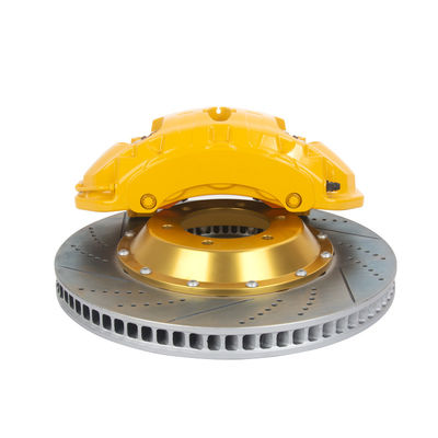รถยนต์คุณภาพสูง เหมาะสำหรับ Brembo 19Z ชุดคาลิปเปอร์เบรกรถยนต์สีเหลือง สำหรับ Honda